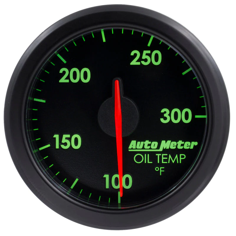2-1/16" OIL TEMP, 100-300 °F, AIR-CORE, AIRDRIVE, BLACK - Image 3