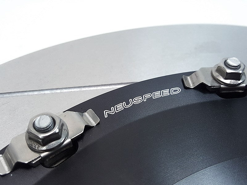 2-Piece Floating Brake Rotors Upgrade Kit | Rear 350mm Slotted • MQBe - Image 3