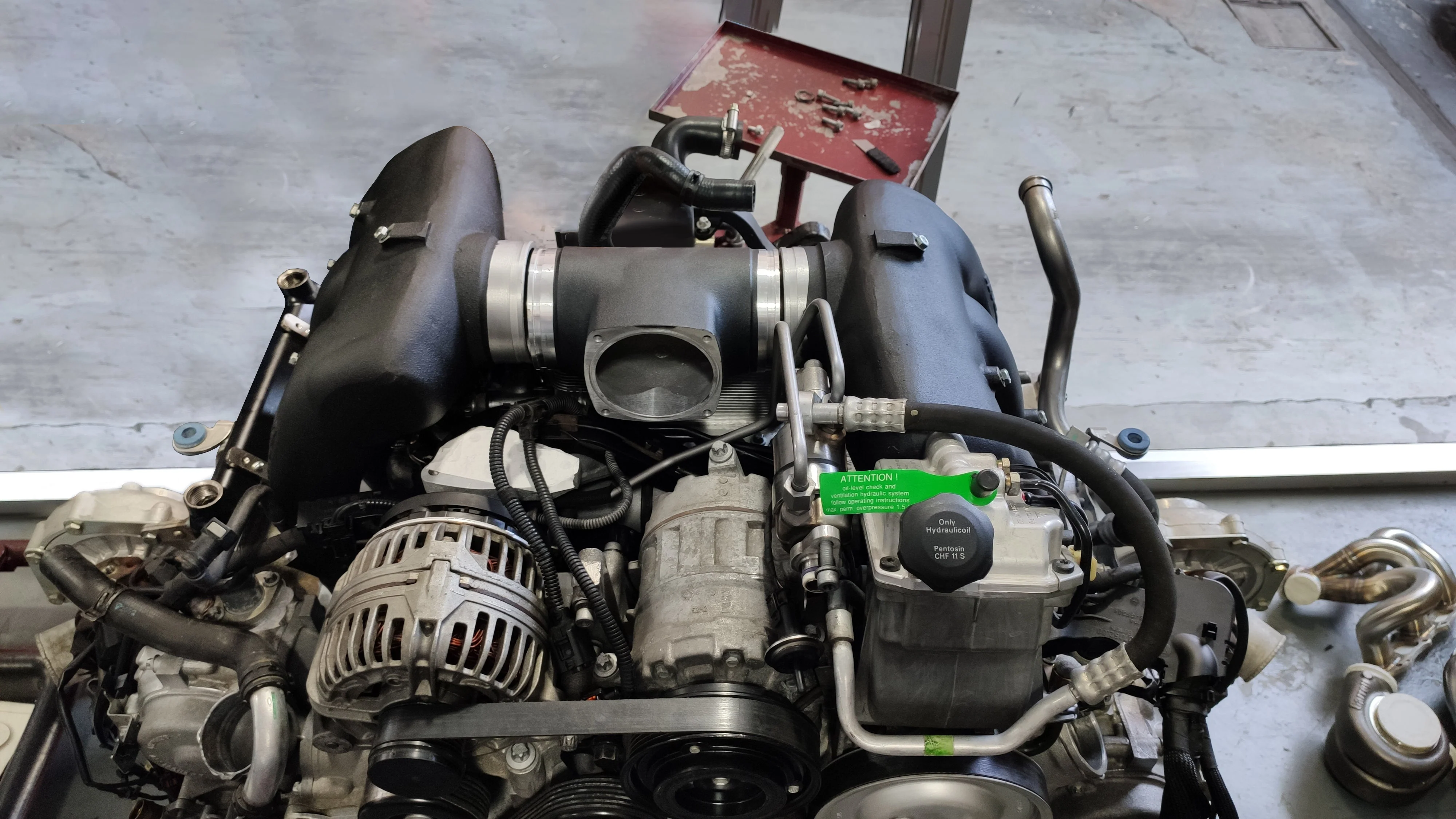SPA TURBO Aluminum Intake Manifold and Plenum upgrade for Porsche 911 997.1 Turbo/GT2 - 6 injectors - Image 9