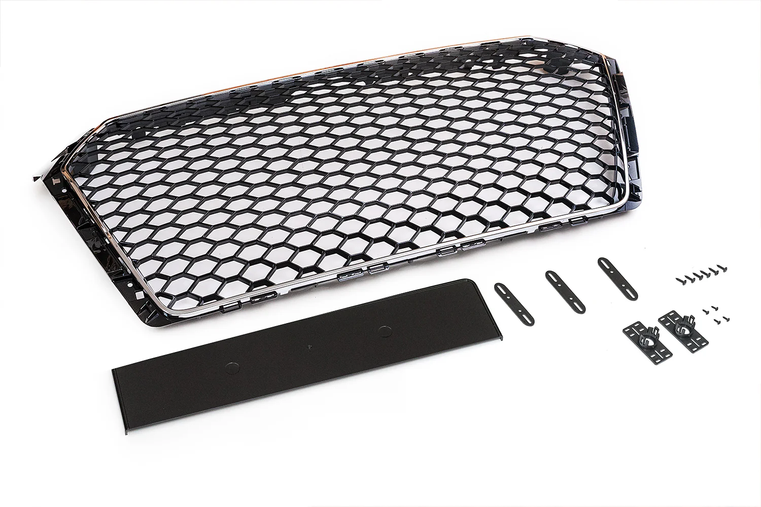 Audi B9 A4 Chrome Honeycomb RS Style Grille - Non S/S-Line