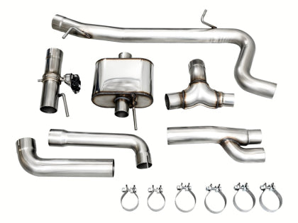 AWE SwitchPath™ Catback Exhaust for Audi 8Y RS3 - No Tips - Image 2