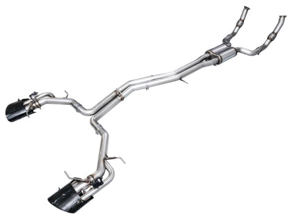 AWE SwitchPath™ Catback Exhaust for Audi C8 RS6/RS7 - Diamond Black Tips
