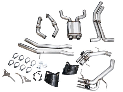 AWE SwitchPath™ Catback Exhaust for Audi C8 RS6/RS7 - Diamond Black Tips - Image 9
