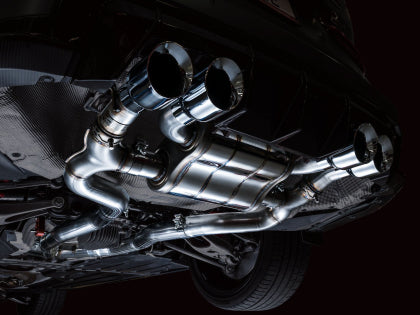 AWE SwitchPath™ Catback Exhaust for BMW G8x M3/M4 - Chrome Silver Tips - Image 4