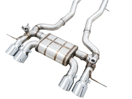 AWE SwitchPath™ Catback Exhaust for BMW G8x M3/M4 - Chrome Silver Tips - Image 9