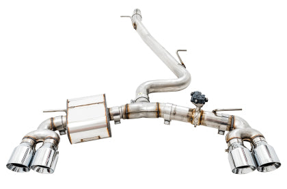 AWE SwitchPath™ Exhaust for VW MK7.5 Golf R - Chrome Silver Tips