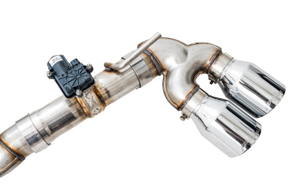AWE SwitchPath™ Exhaust for VW MK7.5 Golf R - Chrome Silver Tips - Image 2