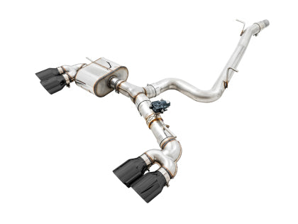 AWE SwitchPath™ Exhaust for VW MK7.5 Golf R - Diamond Black Tips