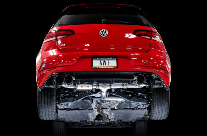 AWE SwitchPath™ Exhaust for VW MK7.5 Golf R - Diamond Black Tips - Image 3