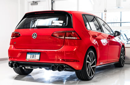 AWE SwitchPath™ Exhaust for VW MK7 Golf R - Diamond Black Tips - Image 2