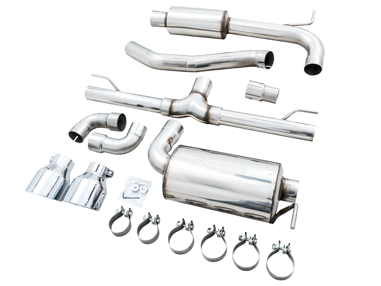 AWE Touring Edition Exhaust for VW MK8 GTI - Chrome Silver Tips - Image 6