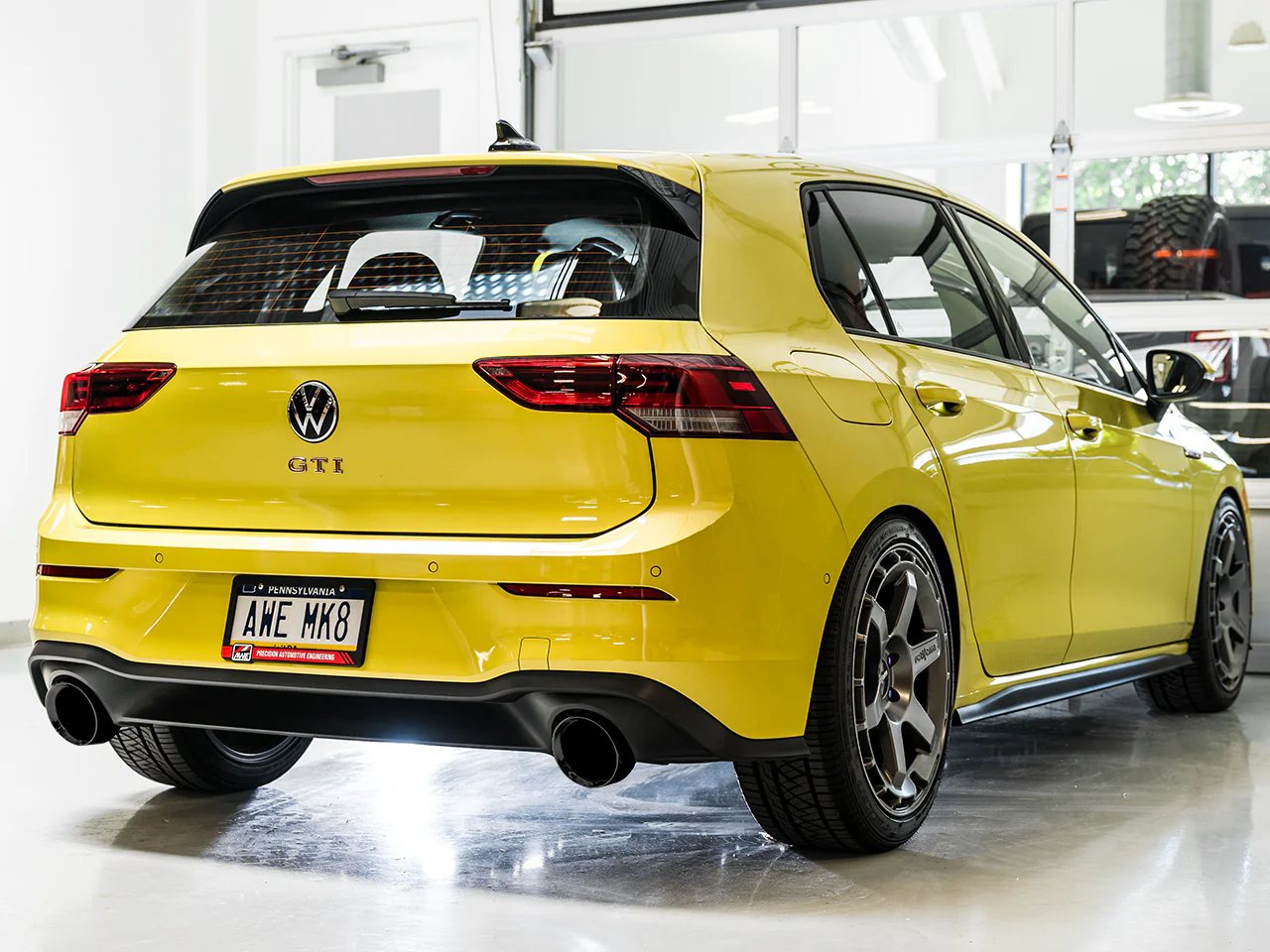 AWE Track Edition Exhaust for VW MK8 GTI - Diamond Black Tips - Image 16