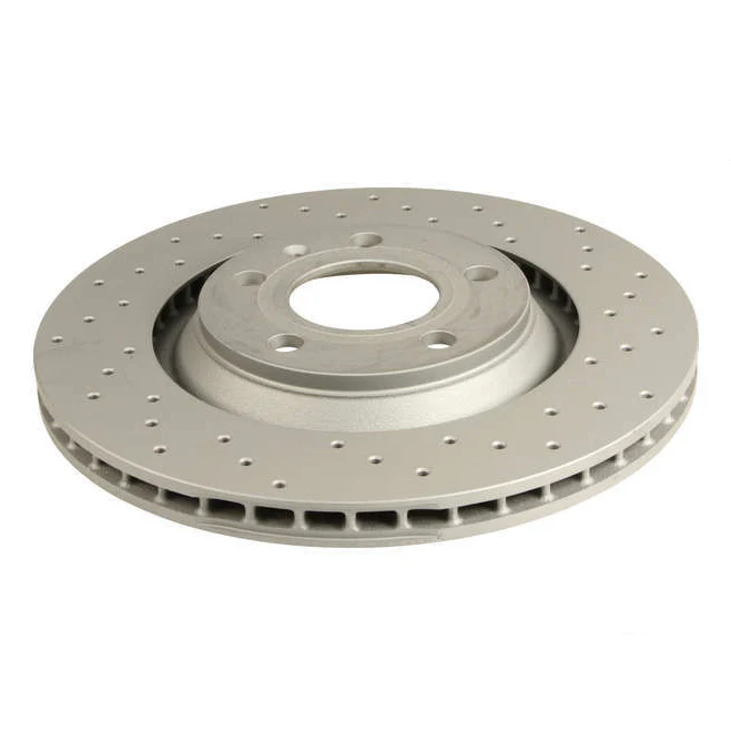 B6 S4 Cross Drilled Rear Rotors (Pair)