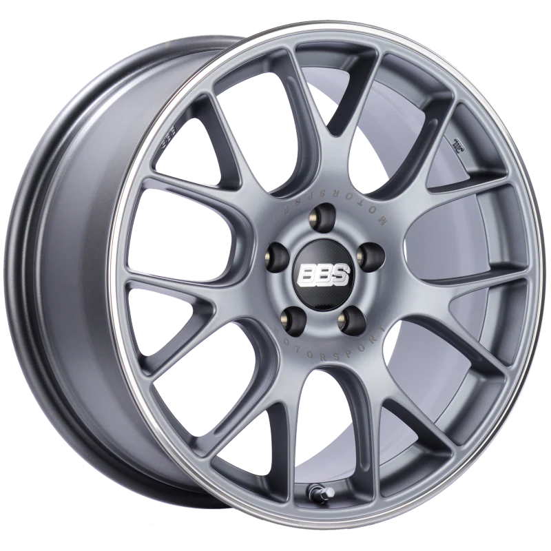 BBS CH-R 18x8.5 5x112 ET47 Brilliant Silver Polished Rim Protector Wheel -82mm PFS/Clip Required