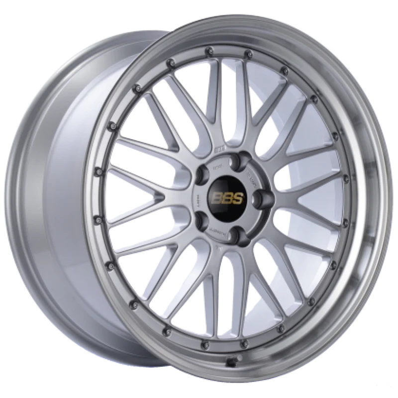BBS LM 19x9.5 5x112 ET32 Diamond Silver Center Diamond Cut Lip Wheel