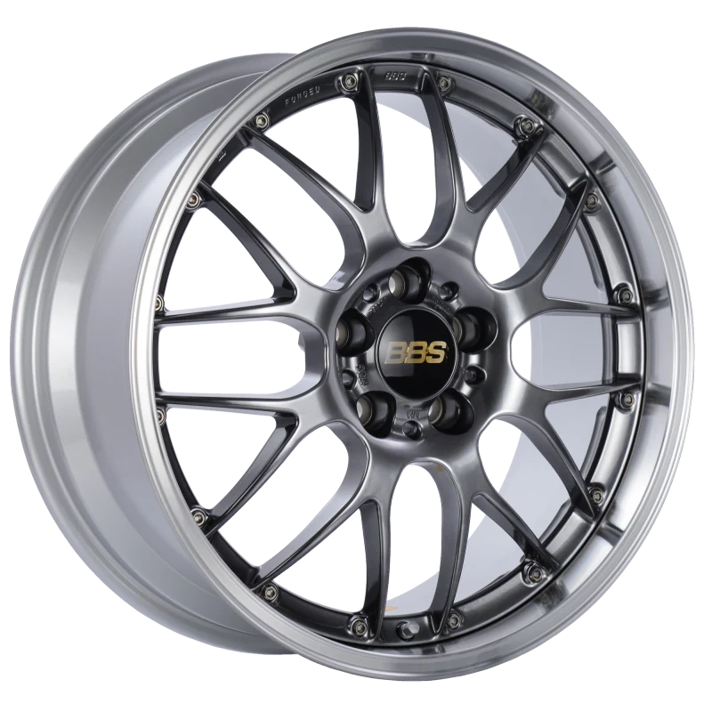 BBS RS-GT 19x9.5 5x112 ET38 Diamond Black Center Diamond Cut Lip Wheel -82mm PFS/Clip Required