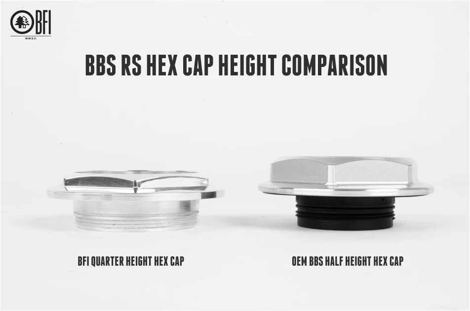 BFI BBS RS Polished Billet Hex Nuts (72mm) - Image 4
