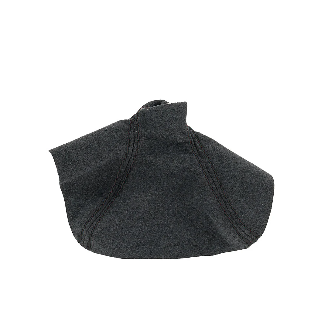 BFI E90 DCT Shift Boot (Black Alcantara / White Stitch) - CLEARANCE