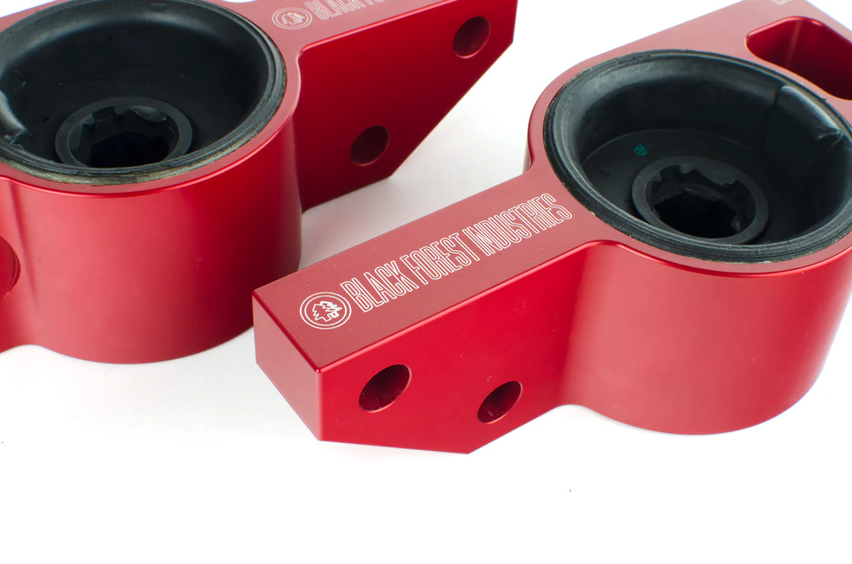 BFI MK5 / MK6 Caster+ Rear Control Arm Brackets, TTRS Bushings and Aluminum Lower Control Arms - Image 6