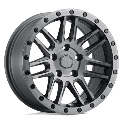 Black Rhino ARCHES 20X9.5 5X120 ET0 MATTE BRUSHED GUNMETAL W/ BLACK BOLTS