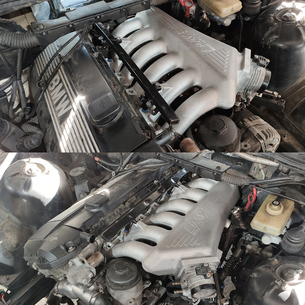 SPA TURBO BMW E36 325 328 M3 (M50/M52) CAST ALUMINUM INTAKE MANIFOLD OEM THROTTLE - PRE SALE - Image 8