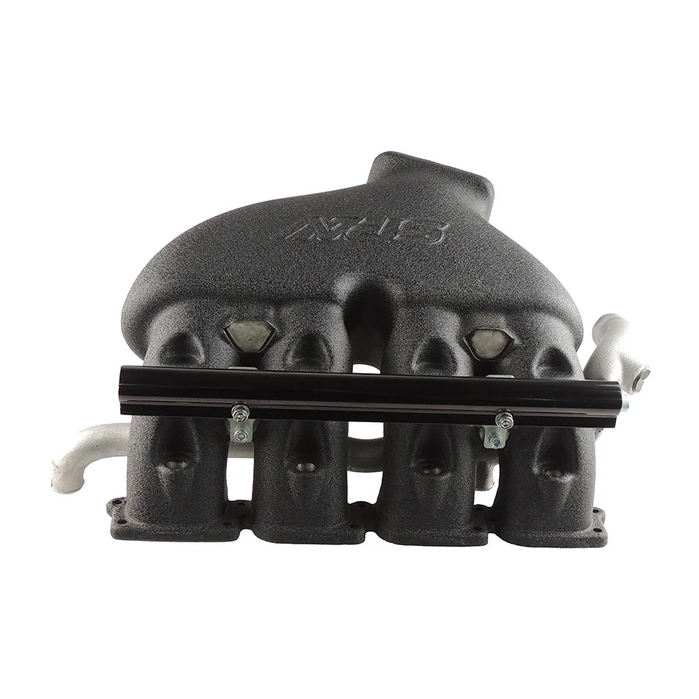 SPA TURBO Cast Aluminum Intake Manifold for longitudinal VW/AUDI 1.8T with 4 injectors Fuel Rail Kit (OEM throttle) Black - PRE SALE - Image 2