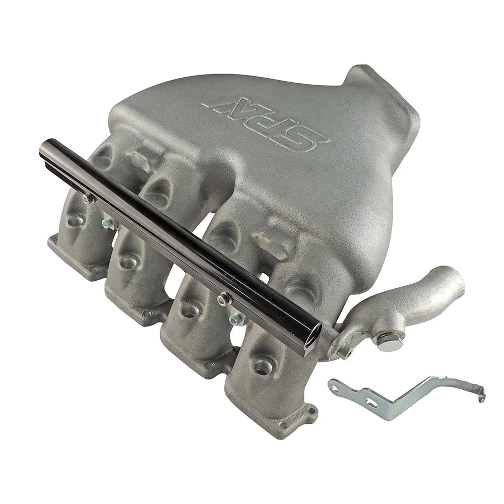 SPA TURBO Cast Aluminum Intake Manifold for longitudinal VW/AUDI 1.8T with 4 injectors Fuel Rail Kit (OEM throttle) - PRE SALE