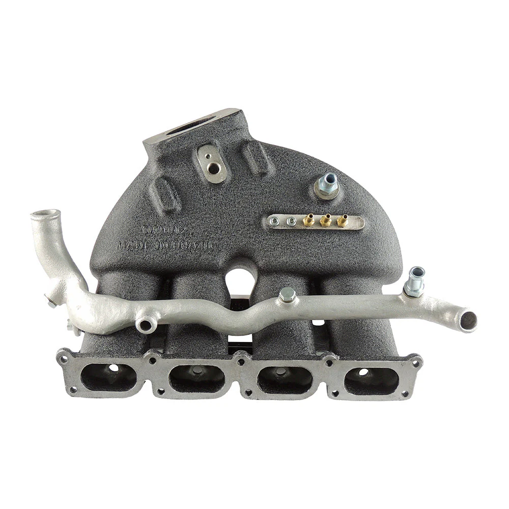 SPA TURBO Cast Aluminum Intake Manifold for longitudinal VW/AUDI 1.8T with 8 injectors Fuel Rail Kit (OEM throttle) Black - PRE SALE - Image 3