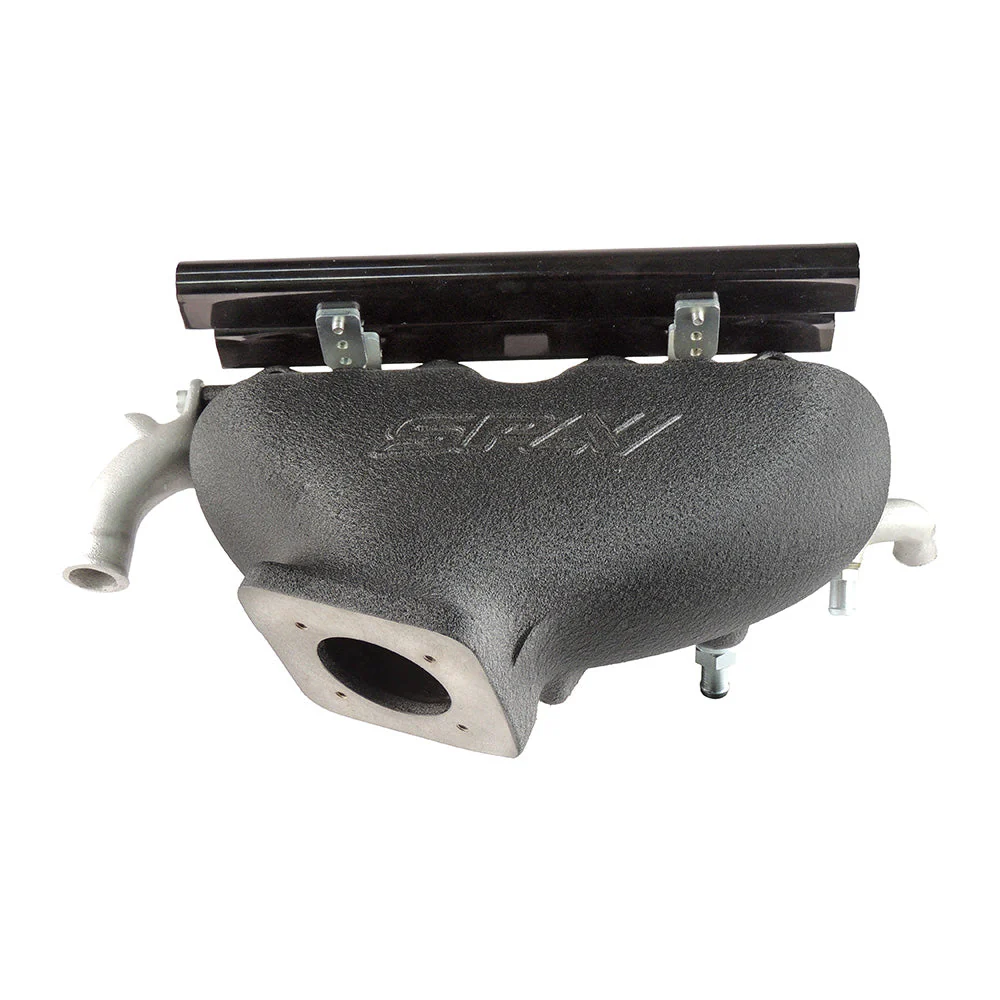 SPA TURBO Cast Aluminum Intake Manifold for longitudinal VW/AUDI 1.8T with 8 injectors Fuel Rail Kit (OEM throttle) Black - PRE SALE - Image 4