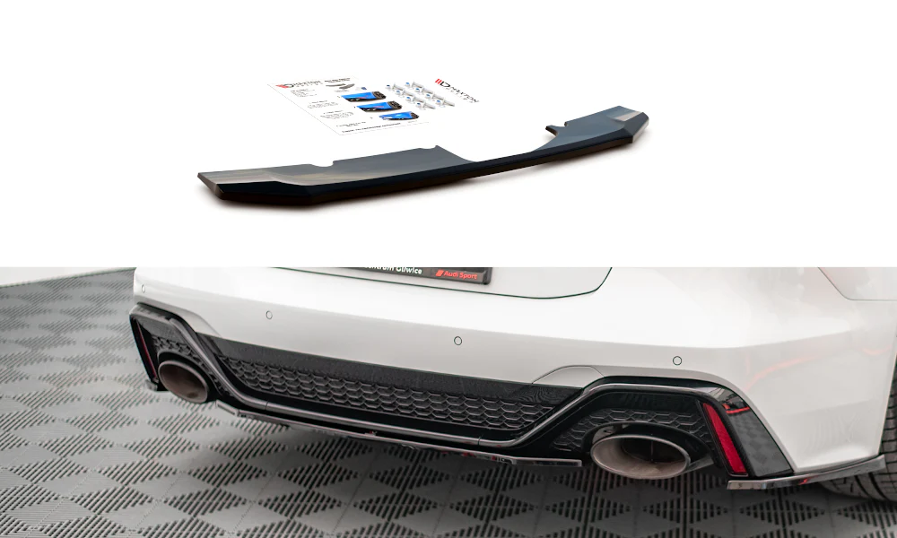 MAXTON DESIGN CENTRAL REAR SPLITTER AUDI RS6 C8 / RS7 C8 (2019-2023)