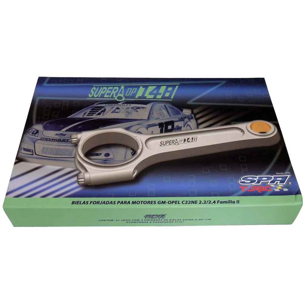SPA TURBO Chevy Euro C22 C22NE X22XE, C22XE, C22LET 148mmx21mm 4340 forged connecting rods A Beam - Image 3
