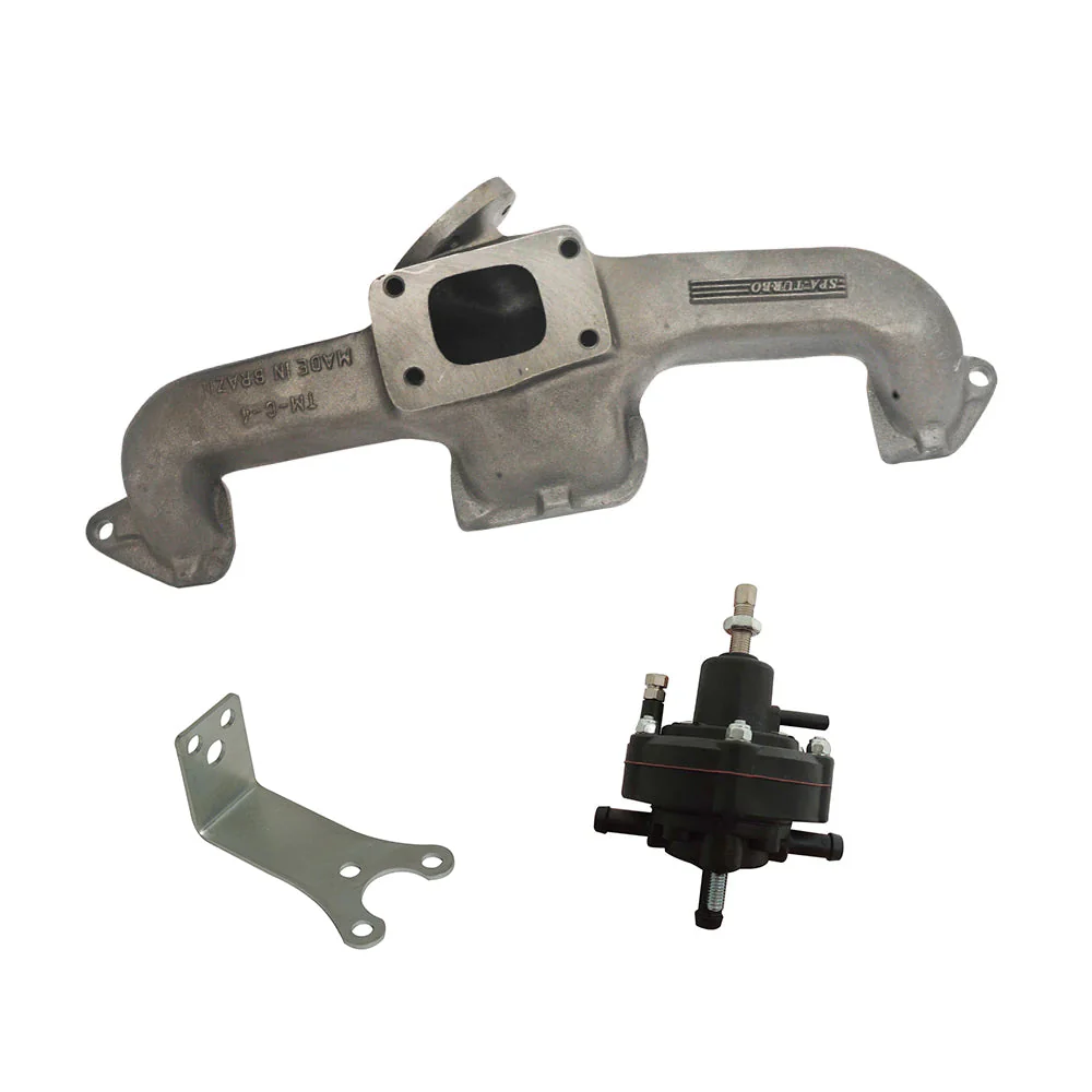 SPA TURBO Chevy II 153 CID Vortec 3.0L T3 Turbo Exhaust Manifold + 0-30 PSI adjustable FMU