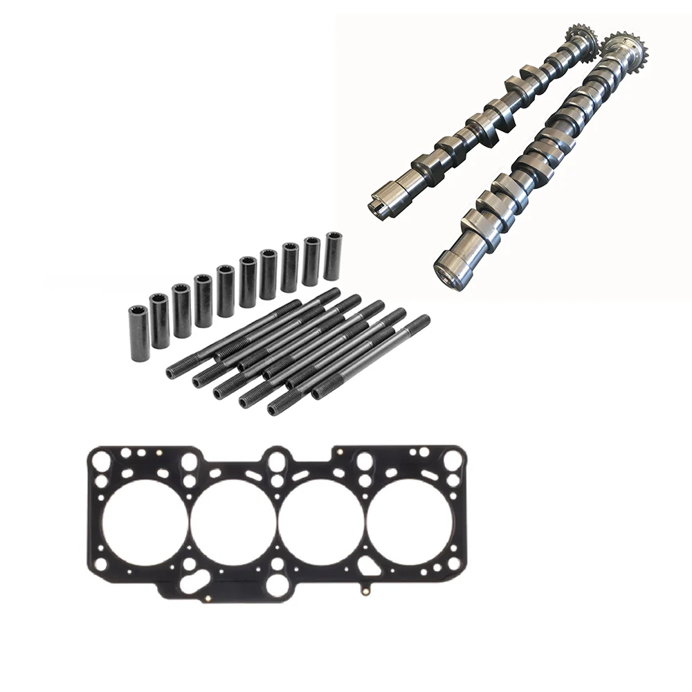 SPA TURBO Cometic VW 1.8L 20V 1.68mm decompression MLS head gasket + FORGED HEAD STUDS - SET OF 10 UNITS + 252 / 260 High Performance Camshaft set