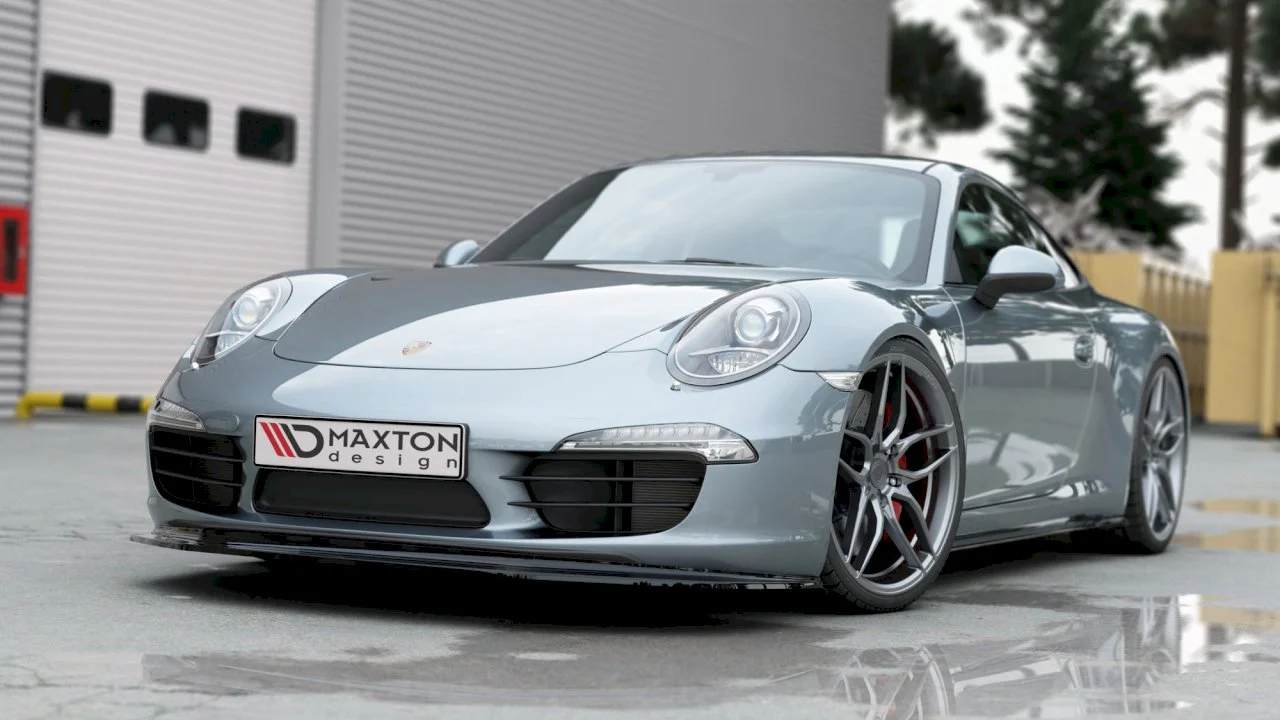 Maxton Design Front Splitter V2 Porsche 911 Carrera 991 - Image 3