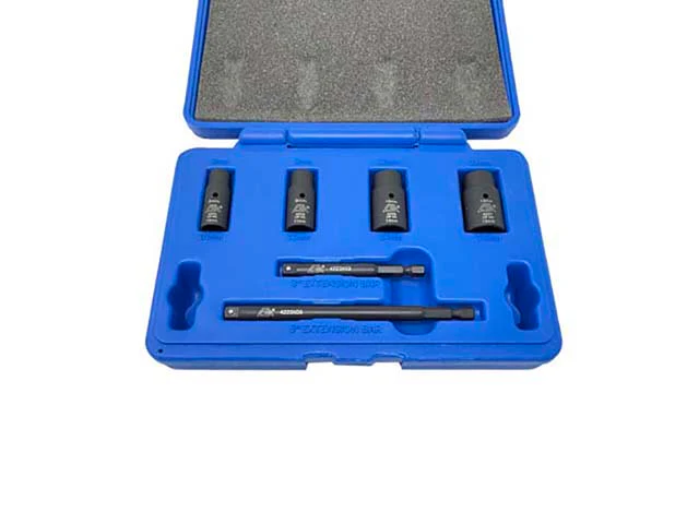 CTA Tools Socket Set - 1/4" Drive 6-Piece Mini Flip Socket Set