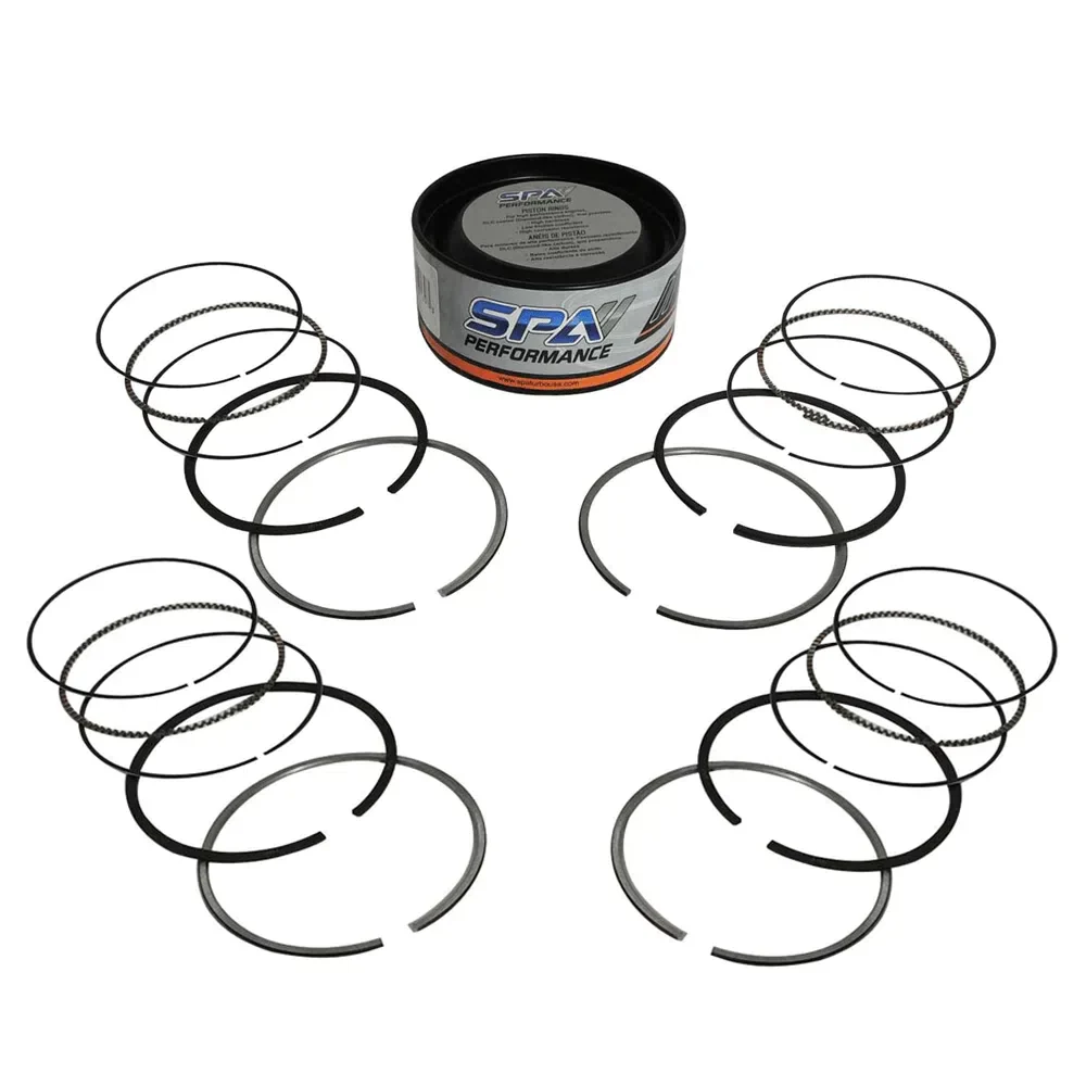 SPA TURBO Forged flat top piston and rings set 83.5mm VW 2.0L 8V - Image 4