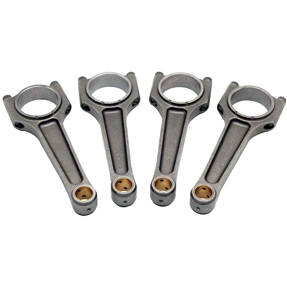 SPA TURBO Forged flat top piston and rings set 83.5mm VW ABA 2.0L 8V + VW 159mm x 20mm High Performance Steel Basic Connecting Rod set 3/8" bolt (1000hp) - Image 6