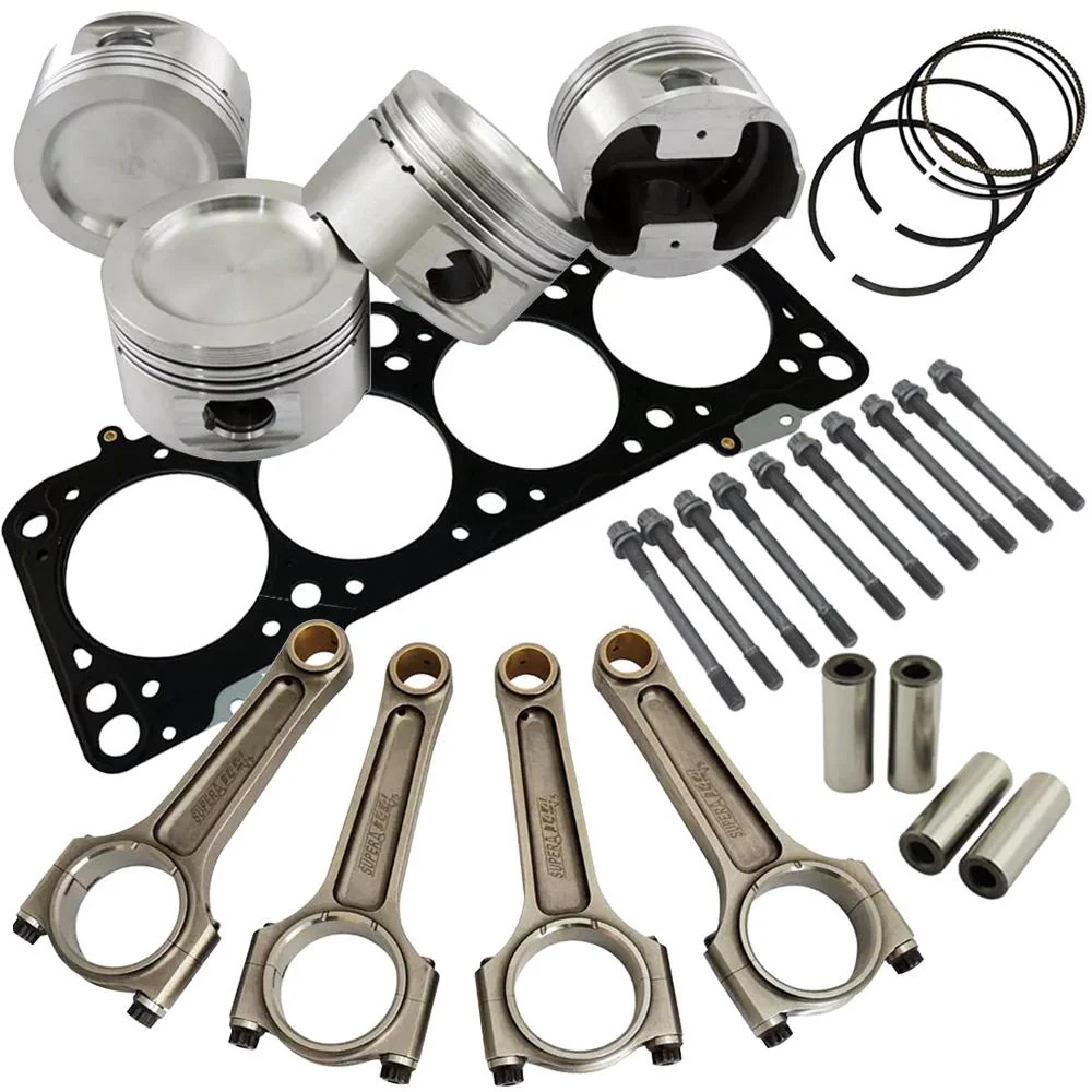 SPA TURBO Forged piston and Connecting rod kit + 118mm head stud + MLS decompression Head Gasket 2.0mm for VW 1.8 8V (83,75mm) 1000hp