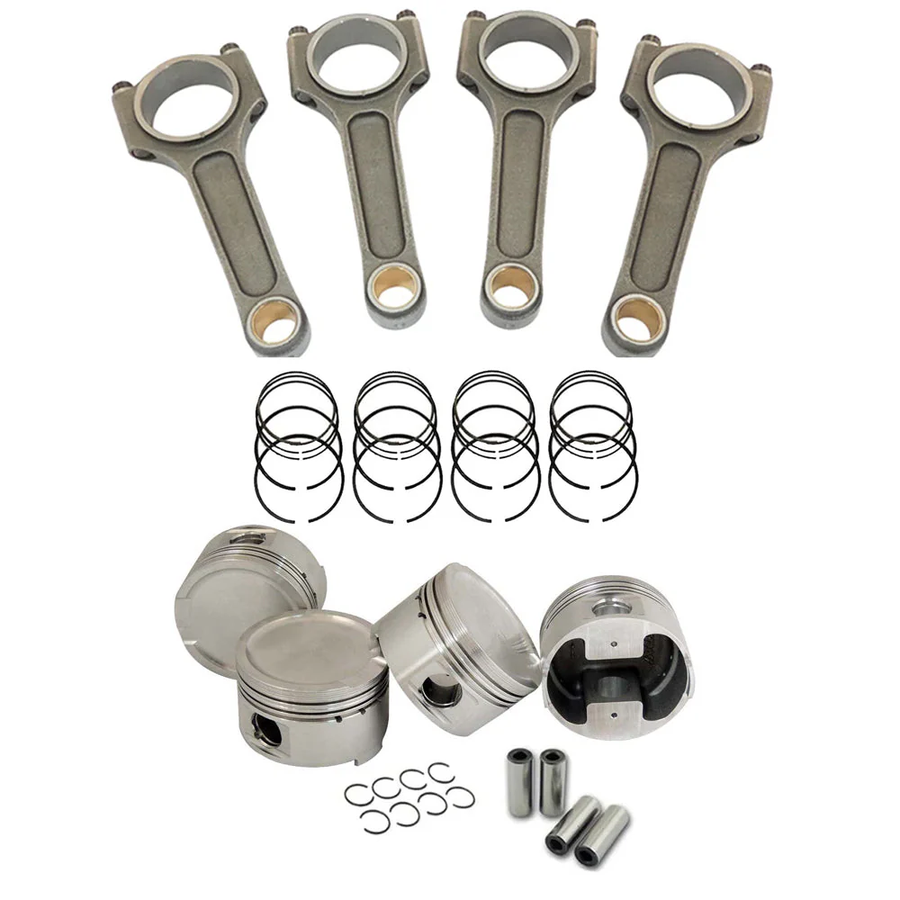 SPA TURBO Forged piston and Connecting rod kit for VW/Audi 1.8 20V (83mm) 1000hp + FORGED HEAD STUDS + KING ENGINE BEARINGS - Image 2