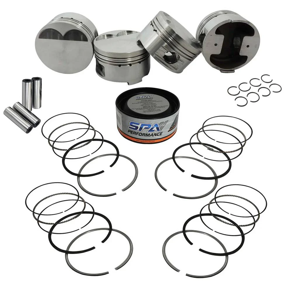 SPA TURBO Forged piston and rings set 82.5mm VW  9A 2.0L 16V + VW 8v/16v ABA ABF MLS decompression Head Gasket Spacer - 1.5mm - Image 2