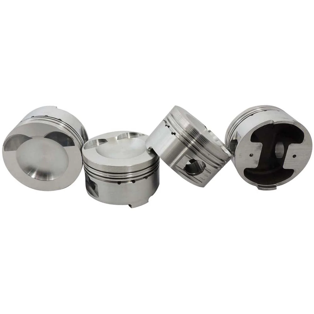 FORGED PISTON AND RINGS SET 82,5MM VW/AUDI 2.0L TSI + 144MM X 20MM HIGH PERFORMANCE STEEL CONNECTING ROD SET 7/16"" BOLT (1000HP) - Image 2