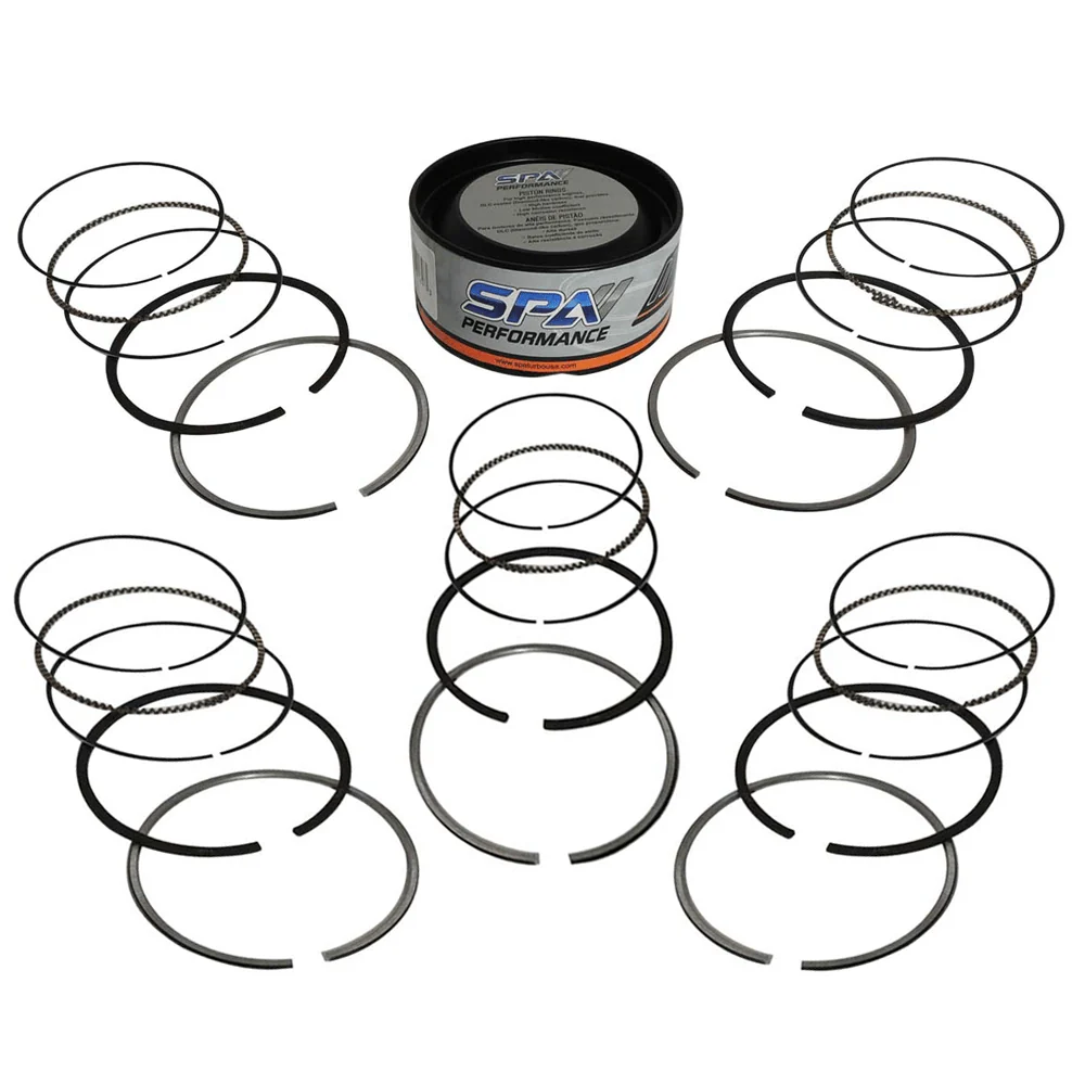 SPA TURBO Forged piston and rings set 83mm + 144mm x 20mm High Performance Basic Connecting Rod Set 7/16" bolt (1100hp) for Fiat/Lancia inline 5cyl 20V - Image 3