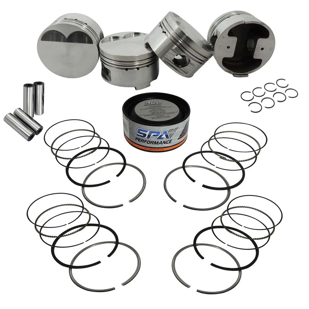 SPA TURBO Forged piston and rings set 83mm VW  9A 2.0L 16V + Decompression Head Gasket Spacer - 1.5mm - Image 2