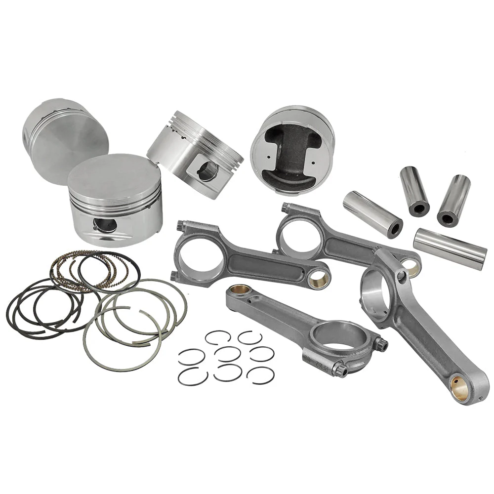 SPA TURBO Forged piston flat top and Connecting rod kit for C20NE 2.0 / 2.2L 8V (86mm) Chevy Euro