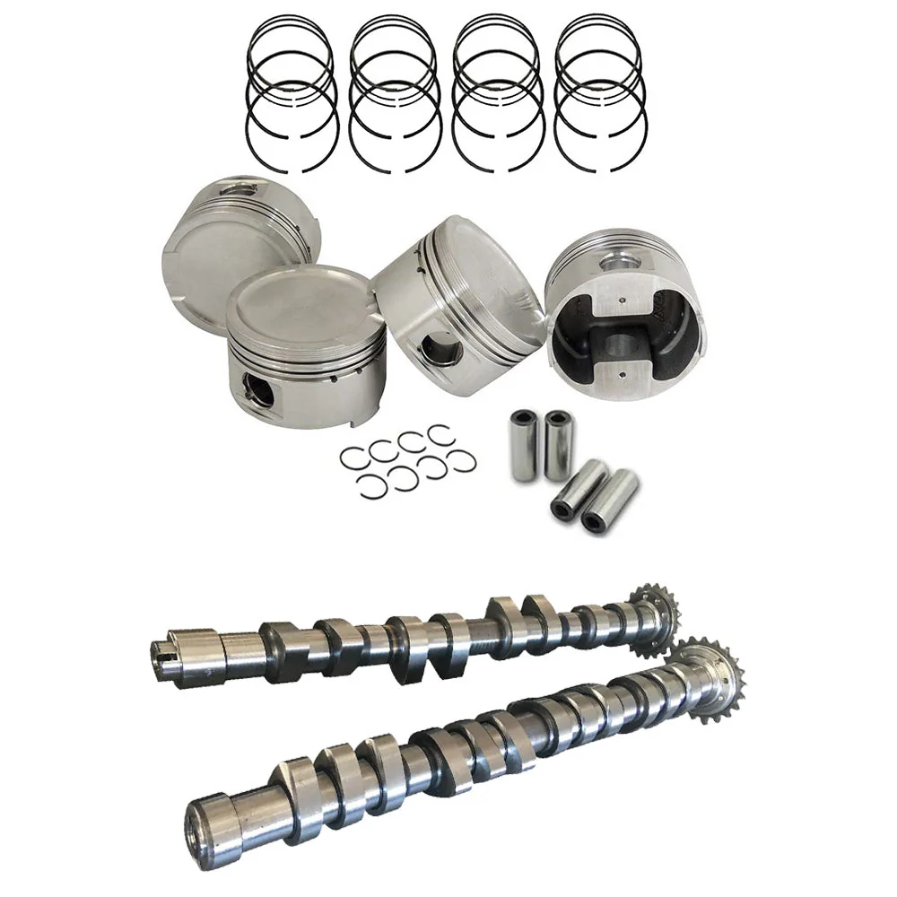 SPA TURBO Forged piston set 82mm 1.8L 20V VW/AUDI + 252 / 260 High Performance Camshaft set