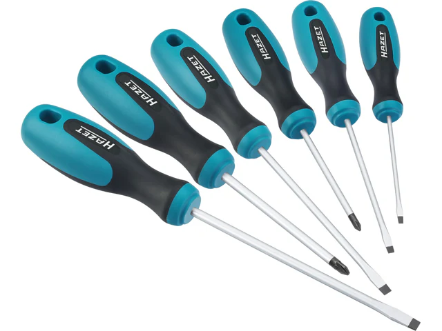 Hazet 6-Piece Screwdriver Set (Pozidriv Profile)