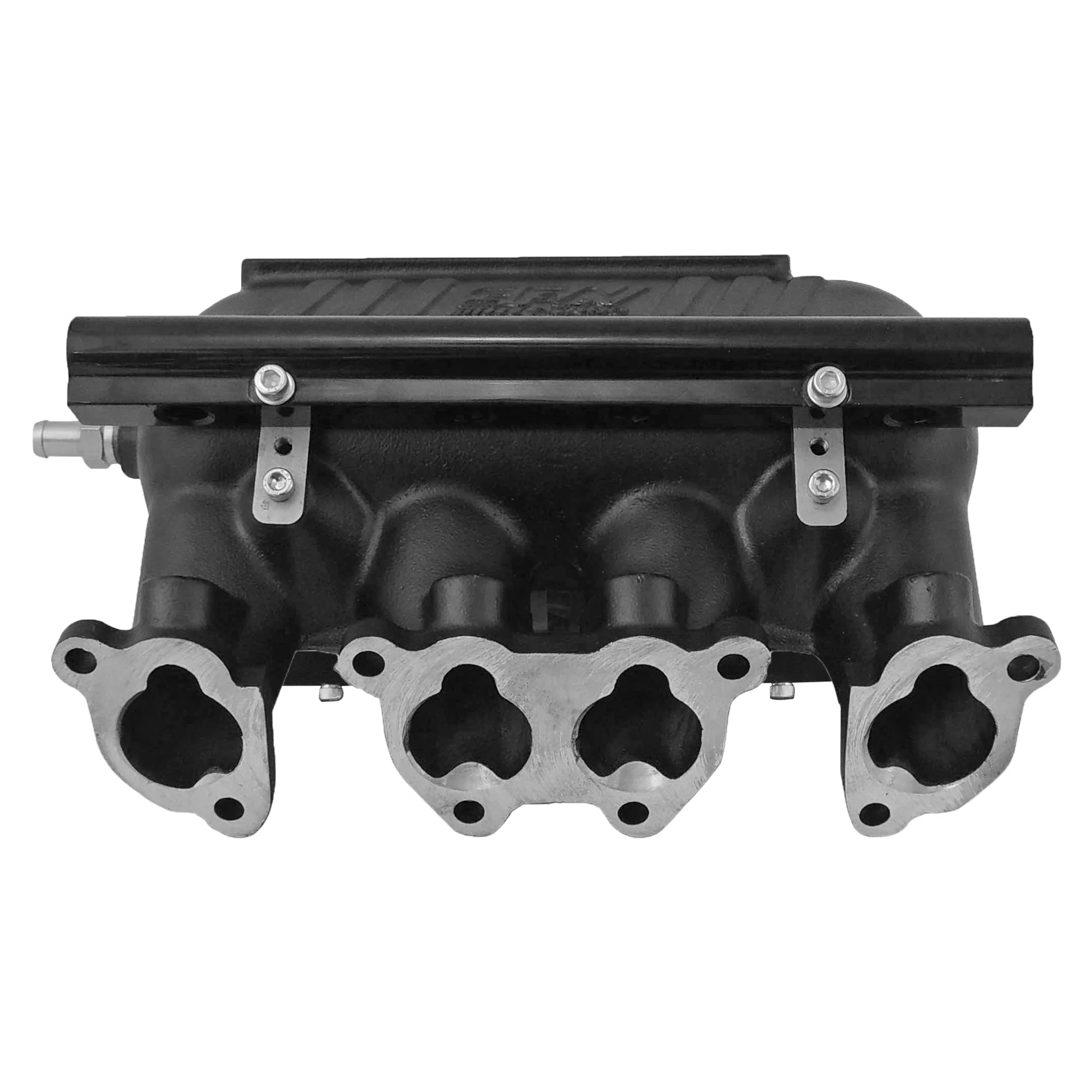 SPA TURBO INTAKE MANIFOLD VW 8V CROSS FLOW LONGITUDINAL - 8 INJECTORS - WITHOUT BOLT HOLES - BLACK - Image 4
