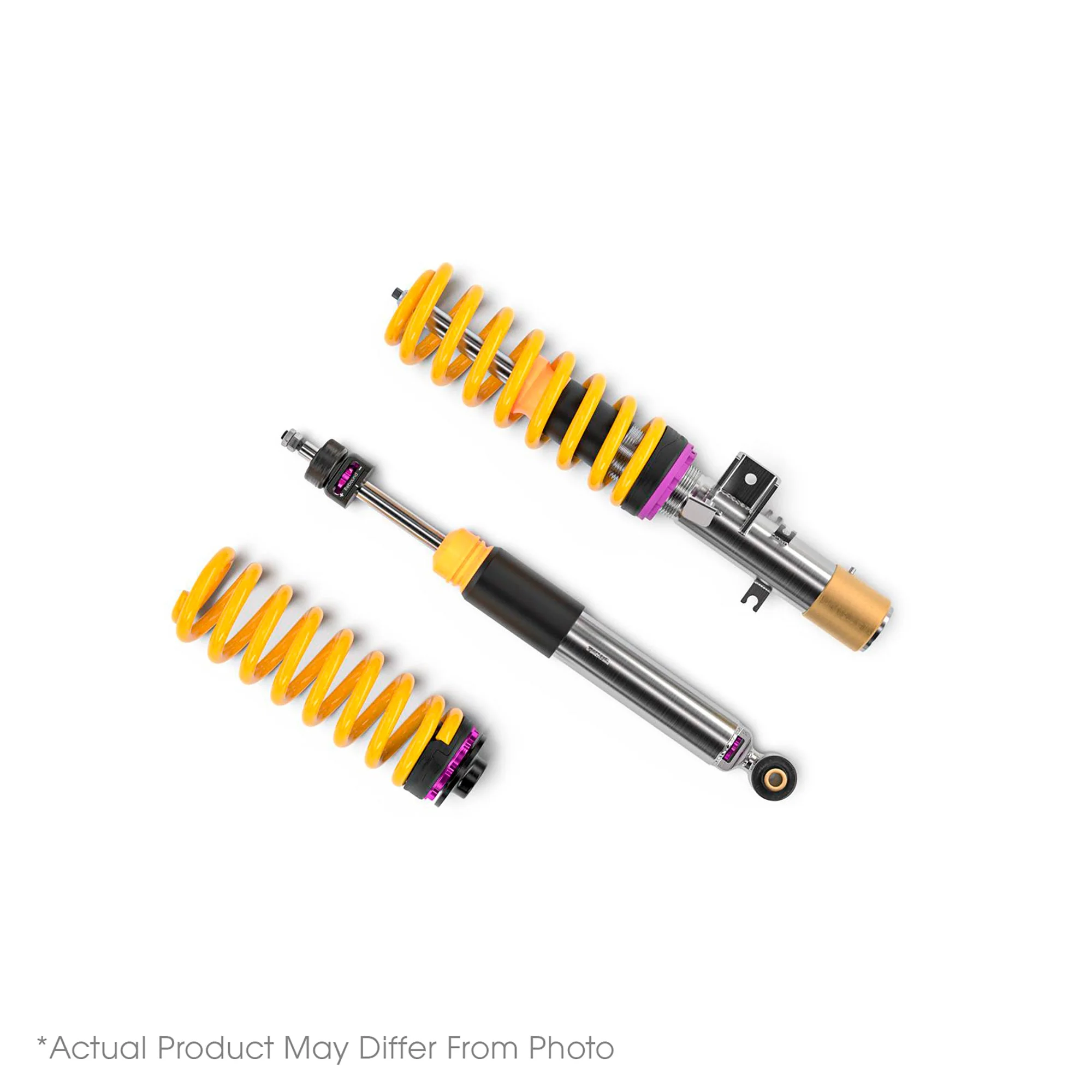 KW Suspensions V3 Leveling Coilover Bundle - VW Golf MK7 & MK8 GTI with electronic dampers - Image 3