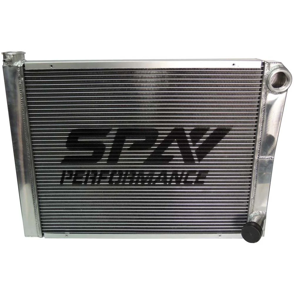 SPA TURBO Lightweight Late Model Radiator - Double Pass - 26.8" x 19.6"
