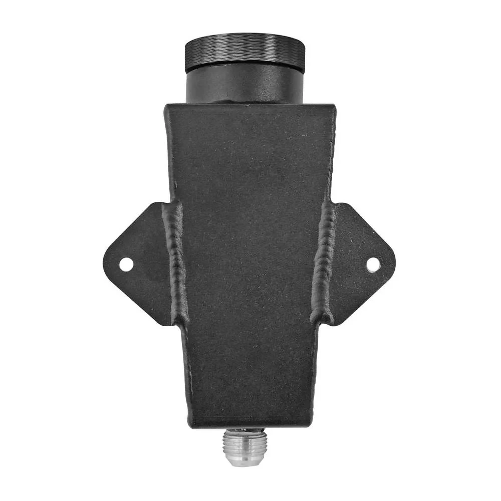 SPA TURBO Lightweight Late Model Radiator - Double Pass - 26.8" x 19.6" + Power Steering Tank Firewall Mount (Right Inlet) - Black Cap - Image 3